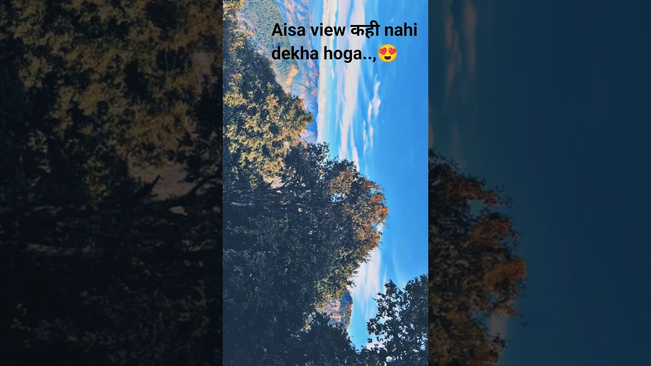 Aisa view कही nahi dekha hoga..,😍 #mountains #snowpoint #himalayan #himalayanviews