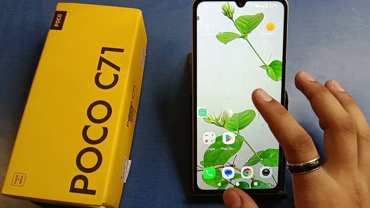 Poco C71: theme and wallpaper setting?