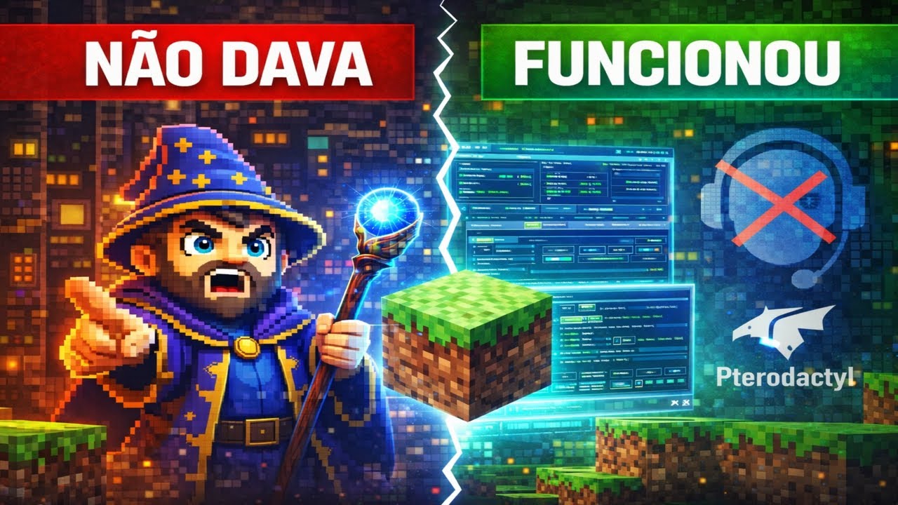 Minecraft no VPS da HostGator: O Suporte Disse que NÃO DAVA… Eu Provei que DÁ!
