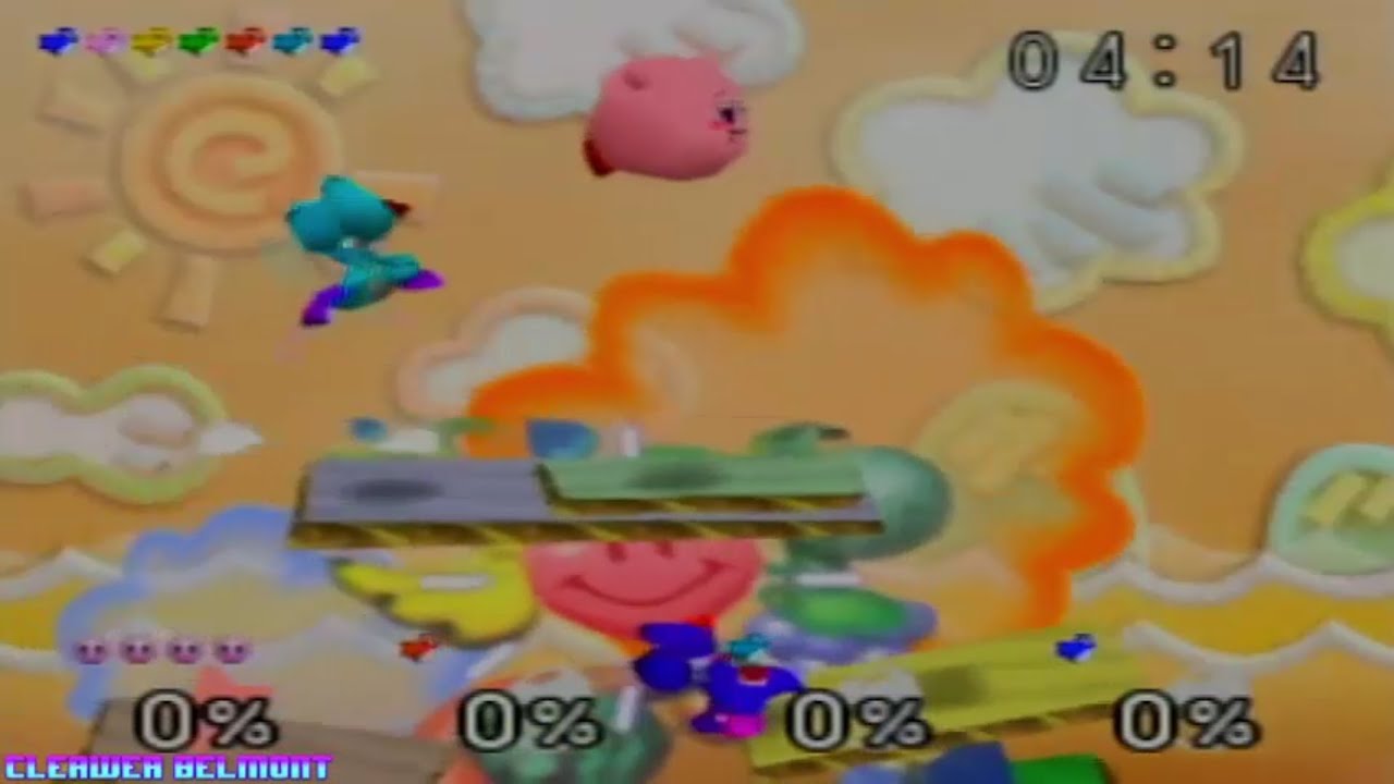 Super Smash Bros - Kirby playthrough (No Commentary) l Played on N64 real hardware