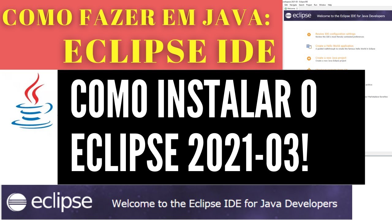 Como instalar o Eclipse para Java! Fácil!
