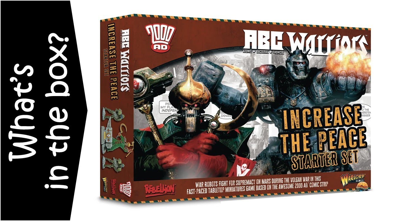 ABC Warriors Increase the Peace - Starter Set - Unboxing & Review