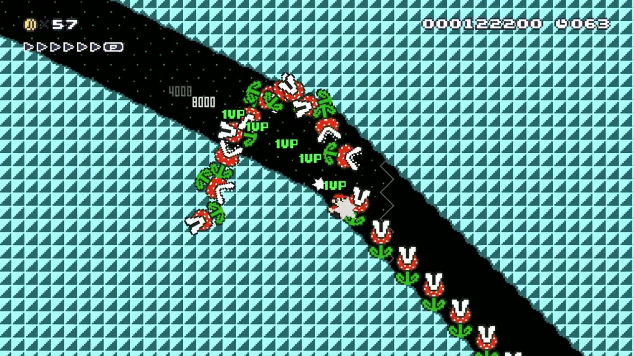 piranha plant slide by keu-kumber 🍄Super Mario Maker 2 Switch 2 No Commentary #dsw