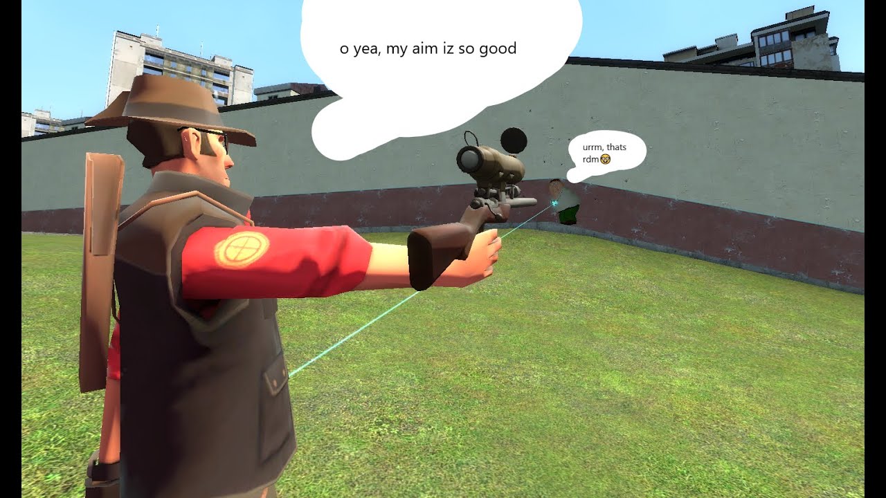 RDMing in 3 Garry's Mod Servers