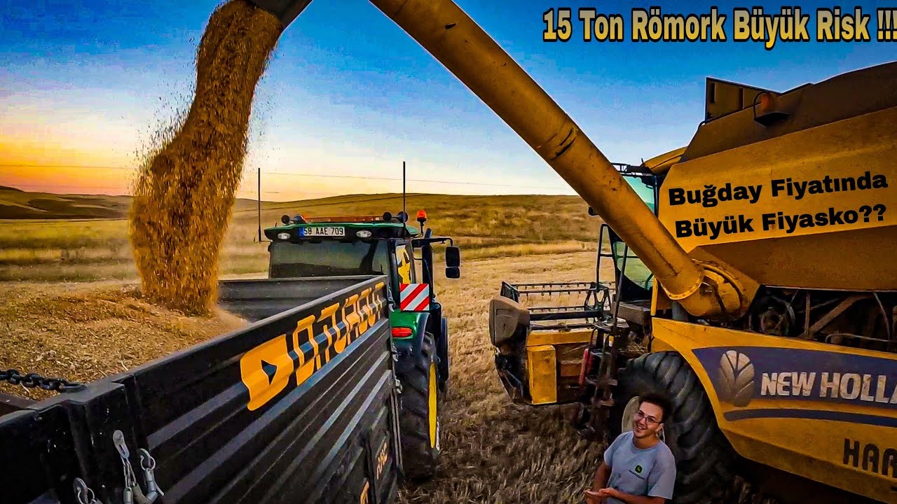 Buğday Hasatında 72 Saat!!//15 Tonluk Römorku Fulledik//Ford 5000 Tekrar Sahnede
