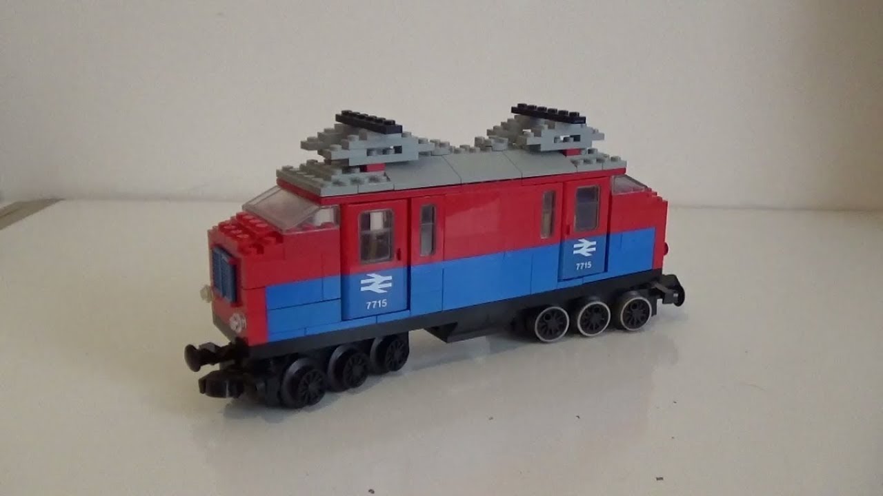 Lego 12v Locomotive Build #3 From Vintage 7777 Idea Book: Review!!!