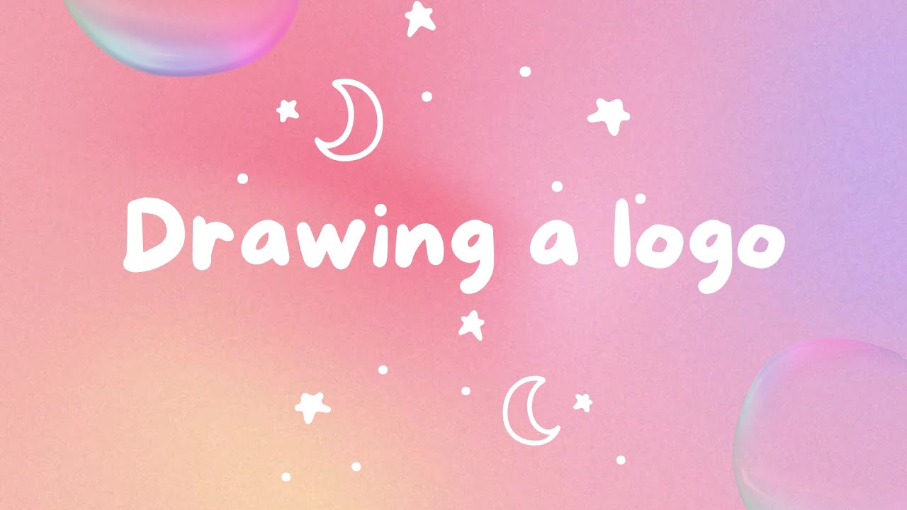 DRAWING A LOGO FOR MY KO-FI | TIME-LAPSE