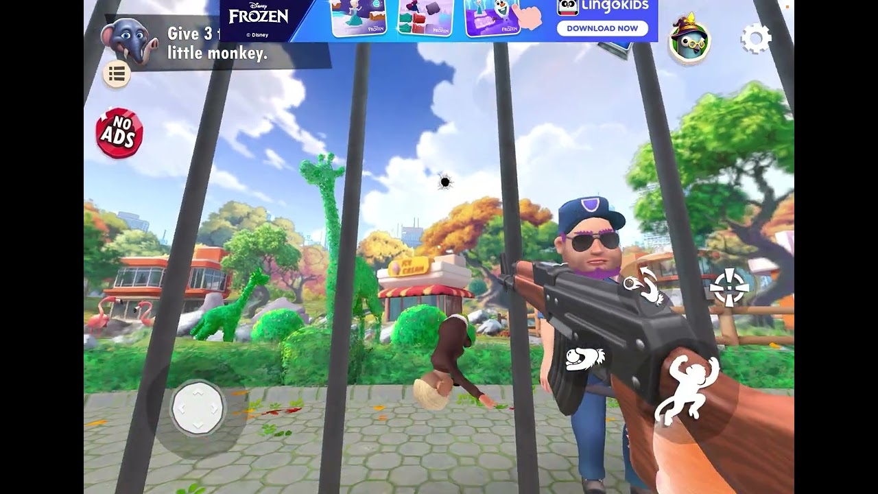 Playing I am a monkey 🐵 