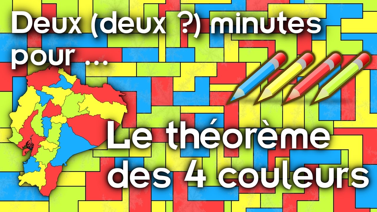 Deux (deux ?) minutes pour... le th&eacute;or&egrave;me des 4 couleurs