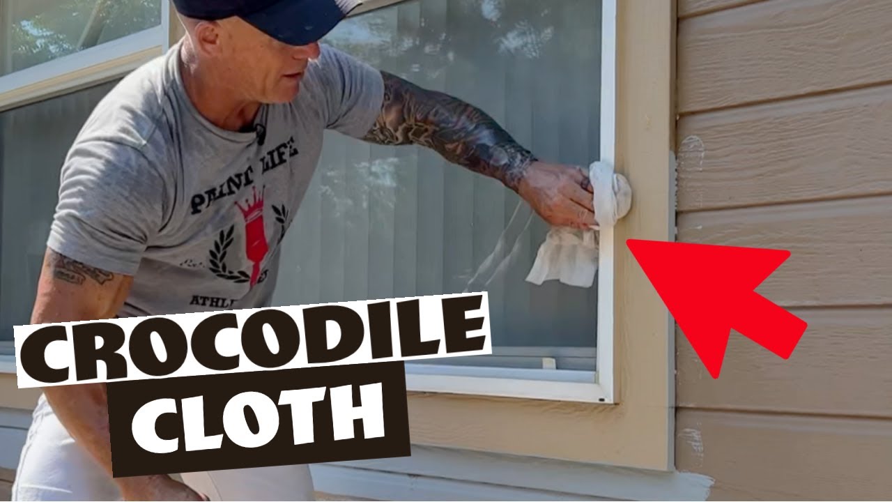 Easy paint removal cloth.  Crocodile Cloth for removing old paint.