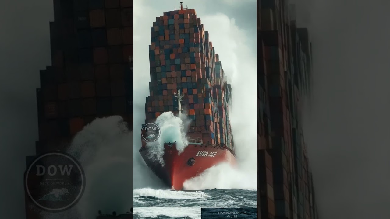Sea Challenge: Container Ship Battles Its Most Intense Storm Yet!