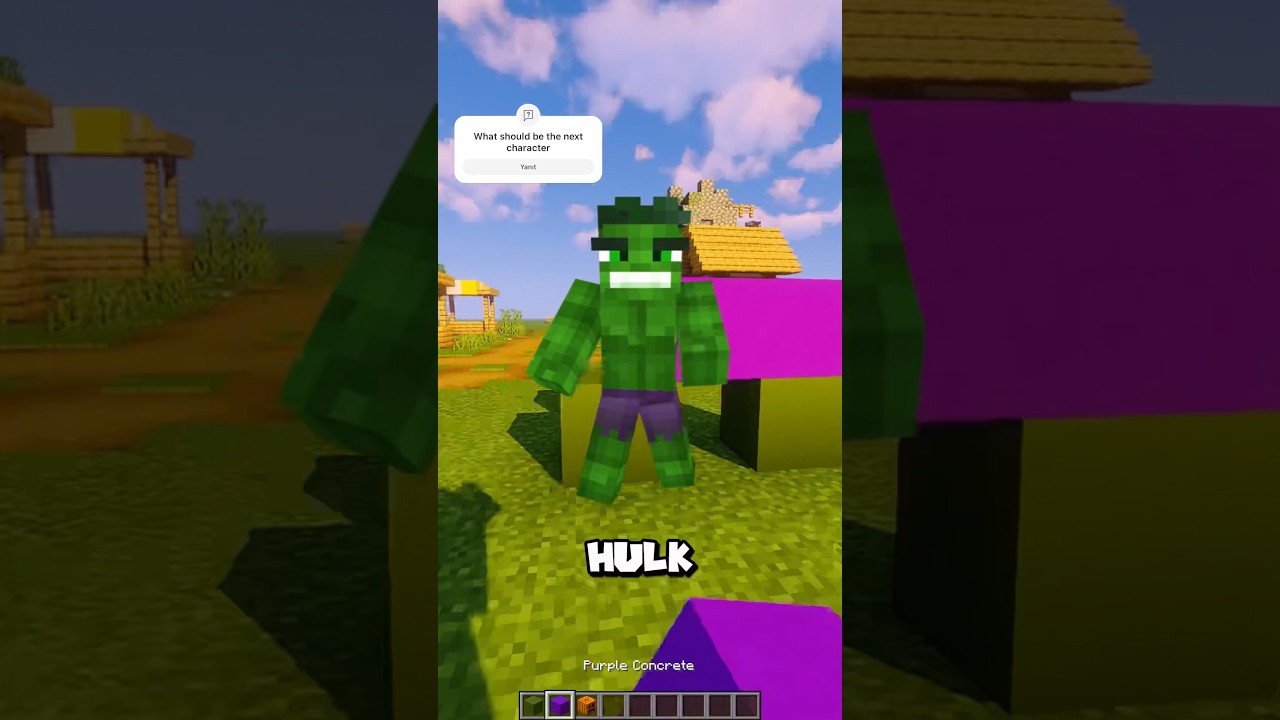 Minecraft Hulk Build / Minecraft