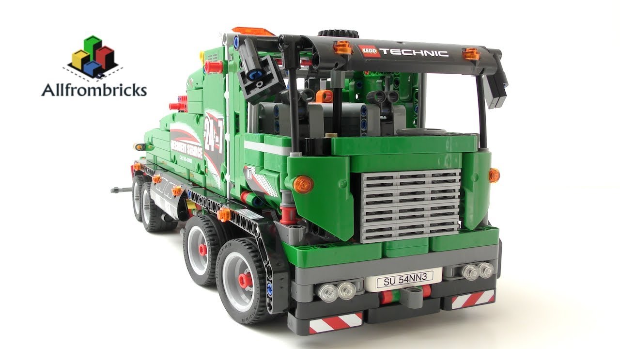 Lego Technic 42008 Service Truck Review 4K