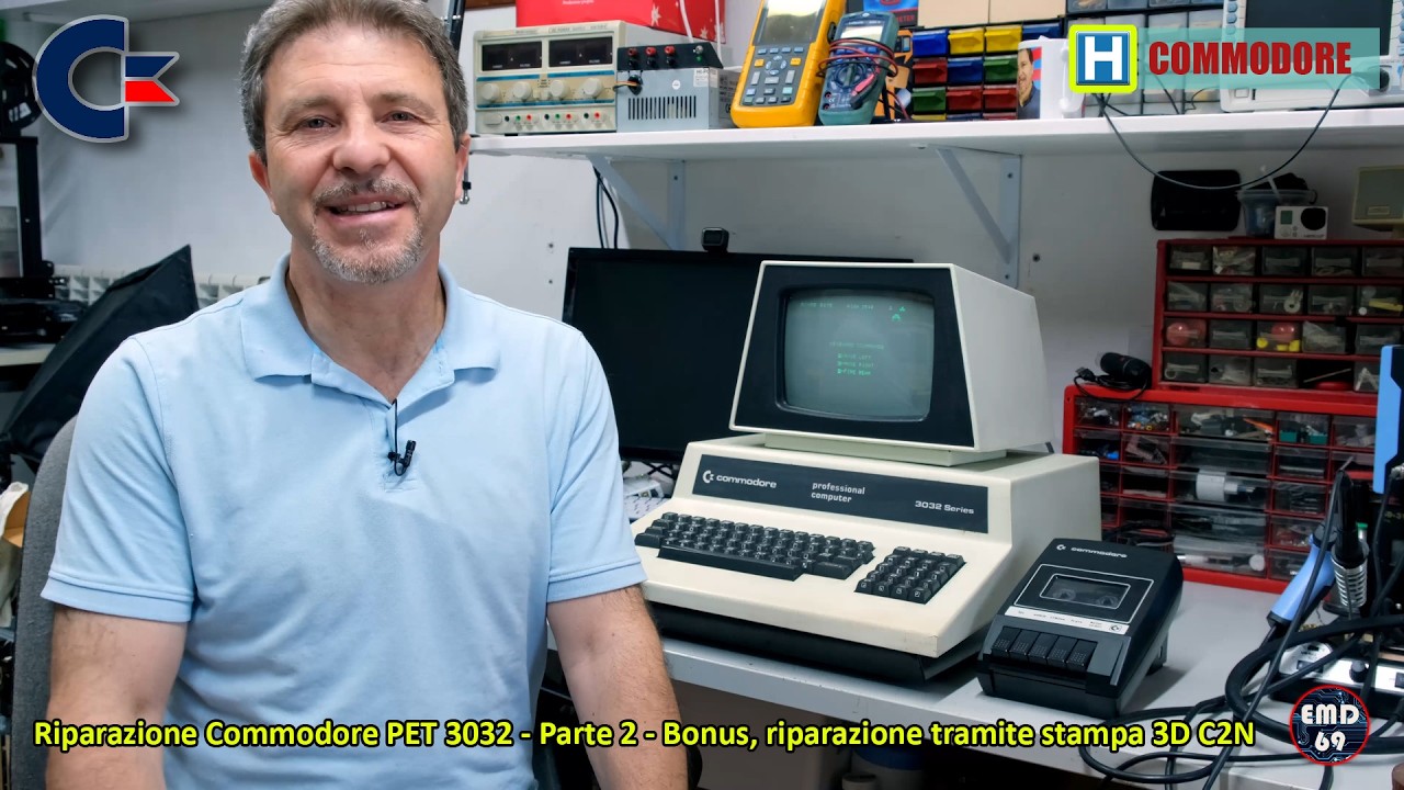 Riparazione Commodore PET 3032 & datassette C2N: Salviamo un Pezzo di Storia! Parte 2