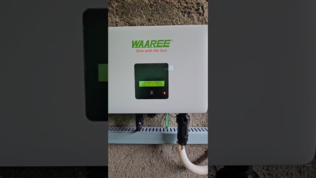 waaree inverter connection check after installation ✔️ #waaree #inverter # #pmmodi #muftbijliyojana