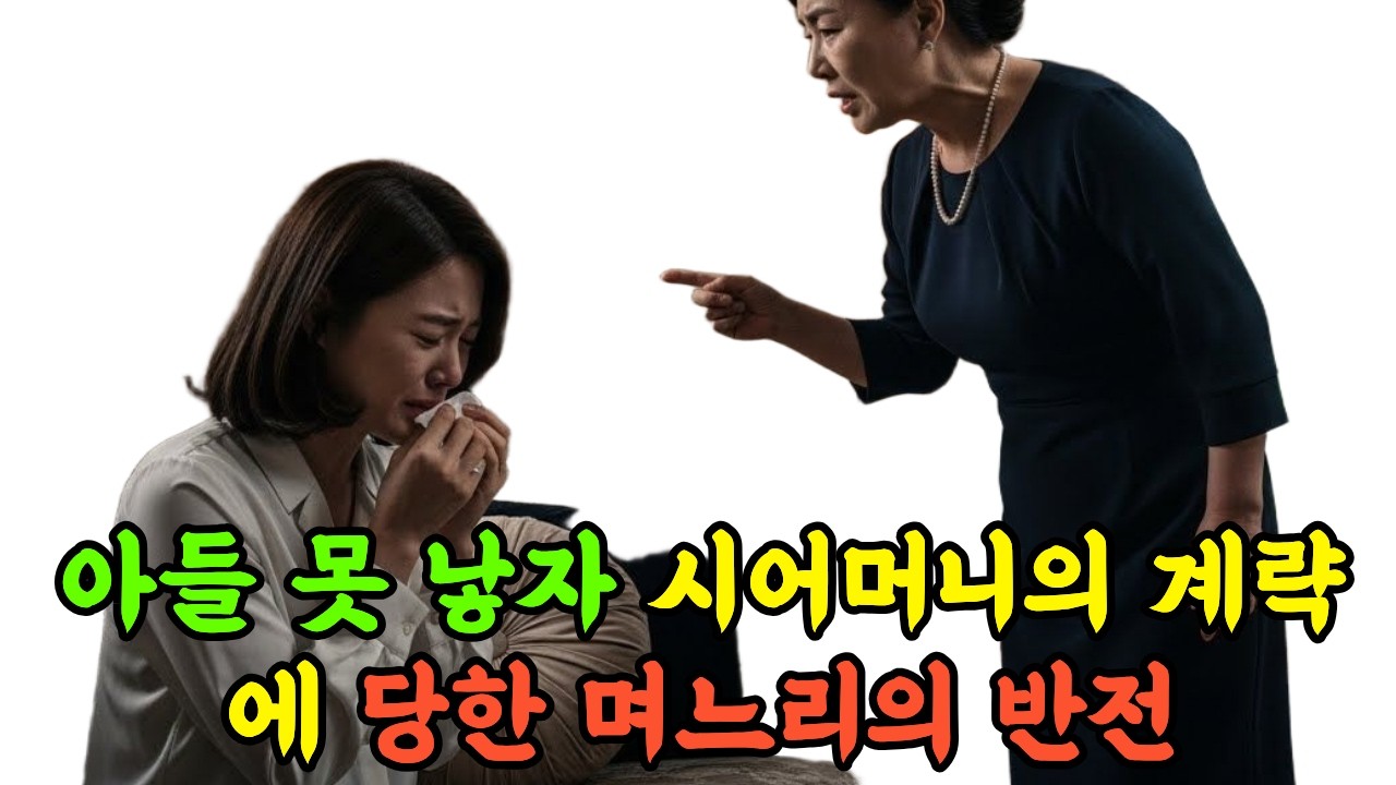 회사 살린 서울대 수석 며느리, 딸만 낳자 시어머니가 제자를 남편과 연결시켰습니다