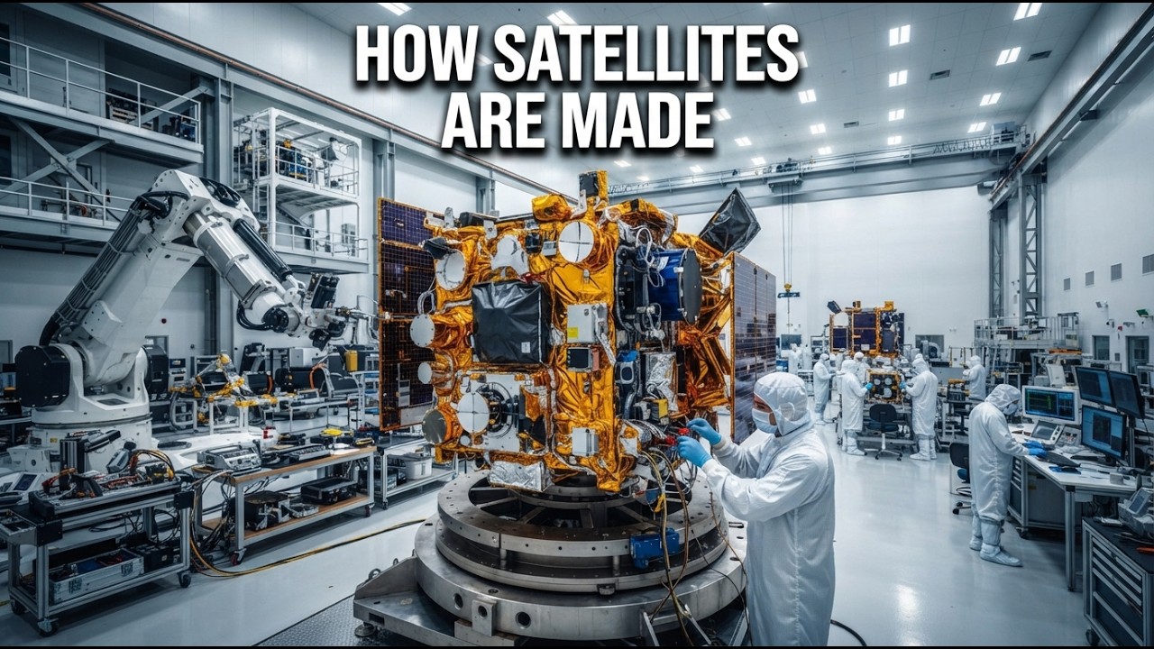 Inside A Satellite Mega Factory: How Satellites Are Assembled