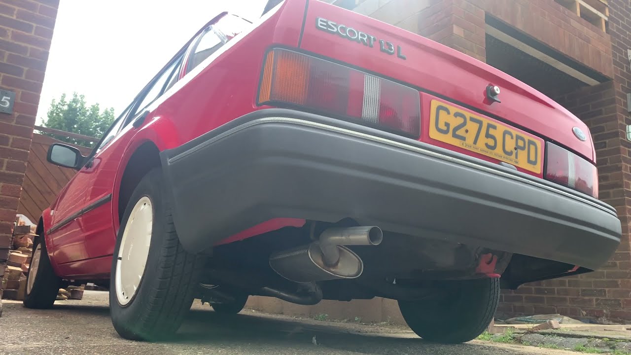 MK4 Ford Escort 1.3 HCS Cold start, Idle and Rev