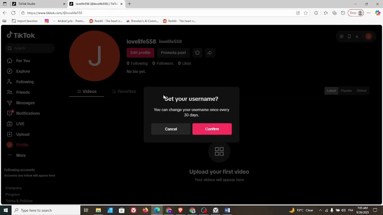 Как изменить имя пользователя в TikTok на ПК &mdash; полное руководство