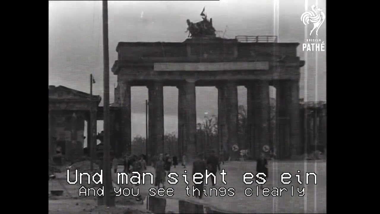 Davon geht die Welt nicht unter - German WW2 Era song