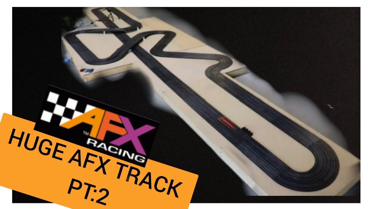 AFX HO slot car track build and hot laps Part 2