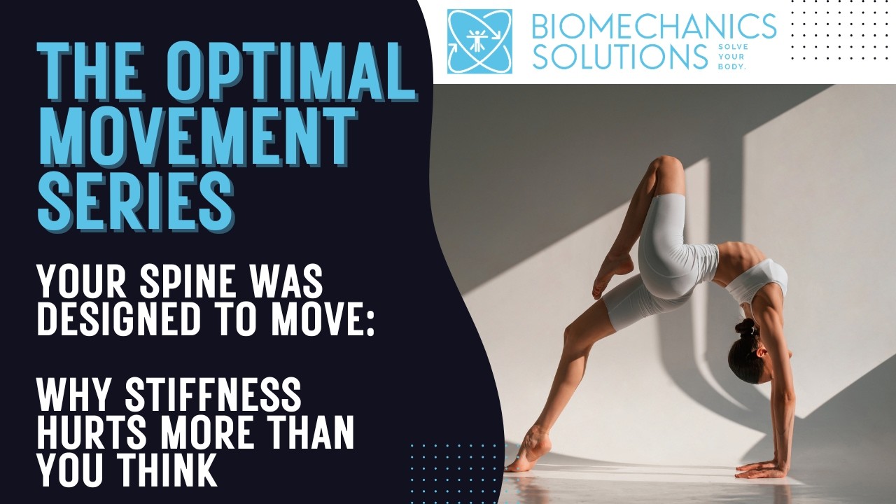 Optimal Movement Series: Your Spine Was Designed to Move: Why Stiffness Hurts More Than You Think