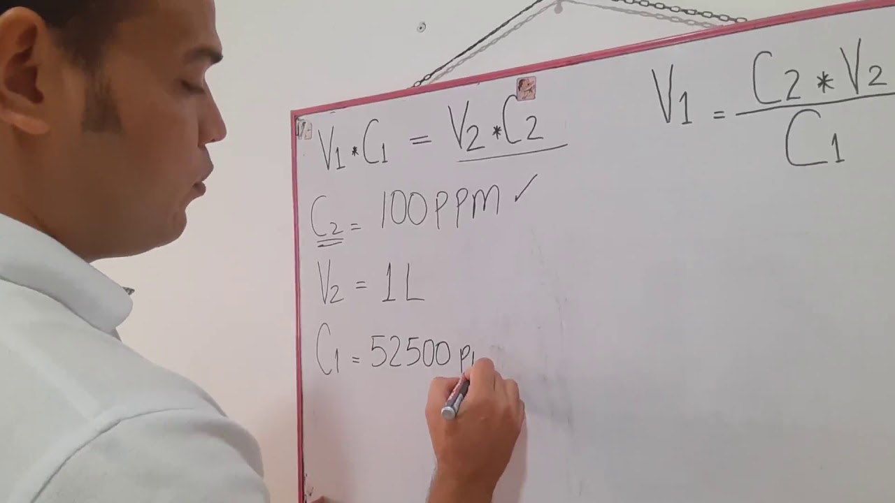 Como calcular soluciones desinfectantes a base de cloro   Vídeo 3