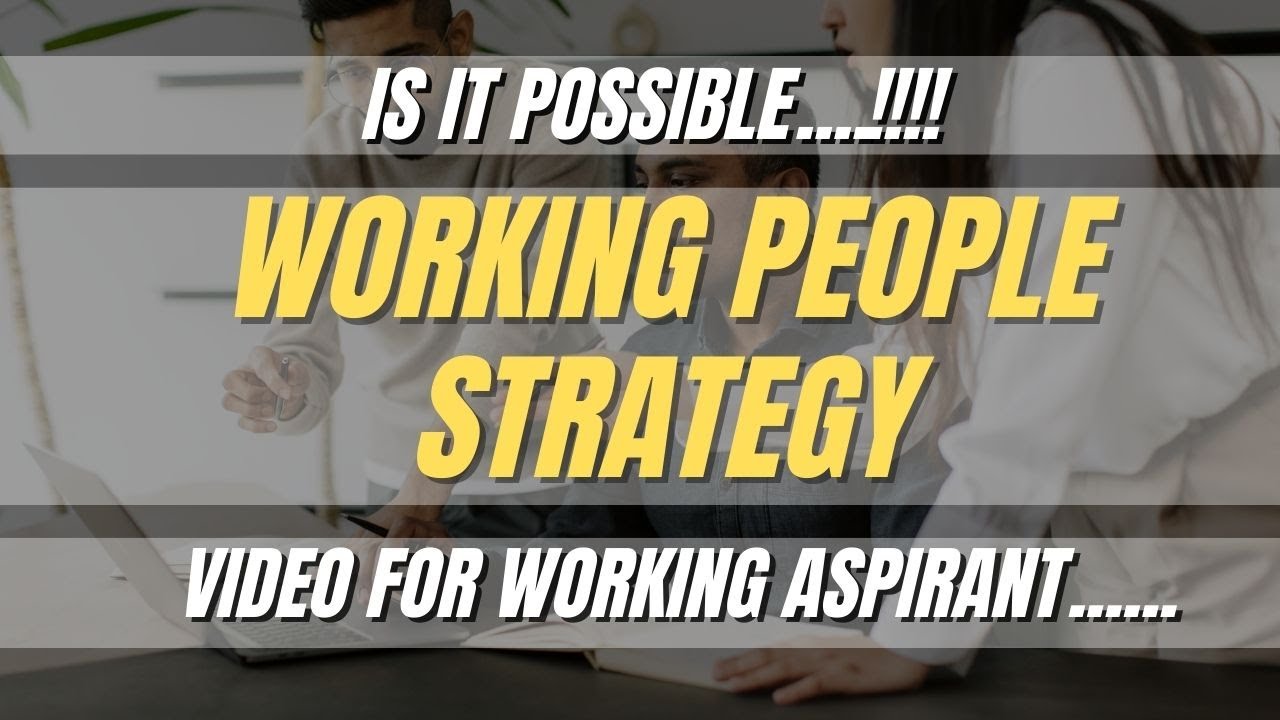WORKING ASPIRANT STRATEGY | 4 MONTH PLAN | TARGET SSC | TAMIL