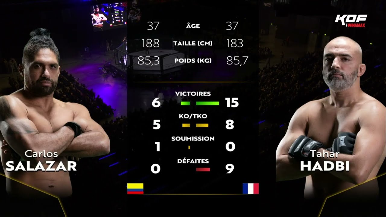 Carlos Salazar vs Tahar Hadbi | MMA | KOF12