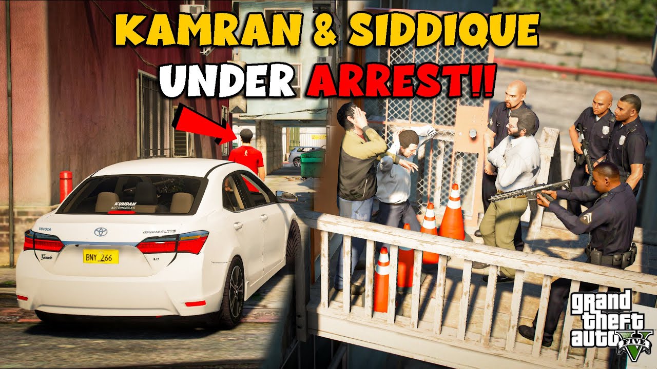 KAMRAN & SIDDIQUE UNDER ARREST!! | FT. DAYYAN'S PLAN | NB - EP #65 GTA 5 PAKISTAN