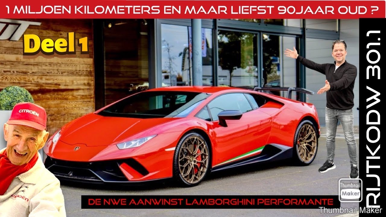 90 jaar oud 1miljoen kilometer | Cockpit RSQ8 vernieuwen | Nwe Pirelli’s op Huracan Performante