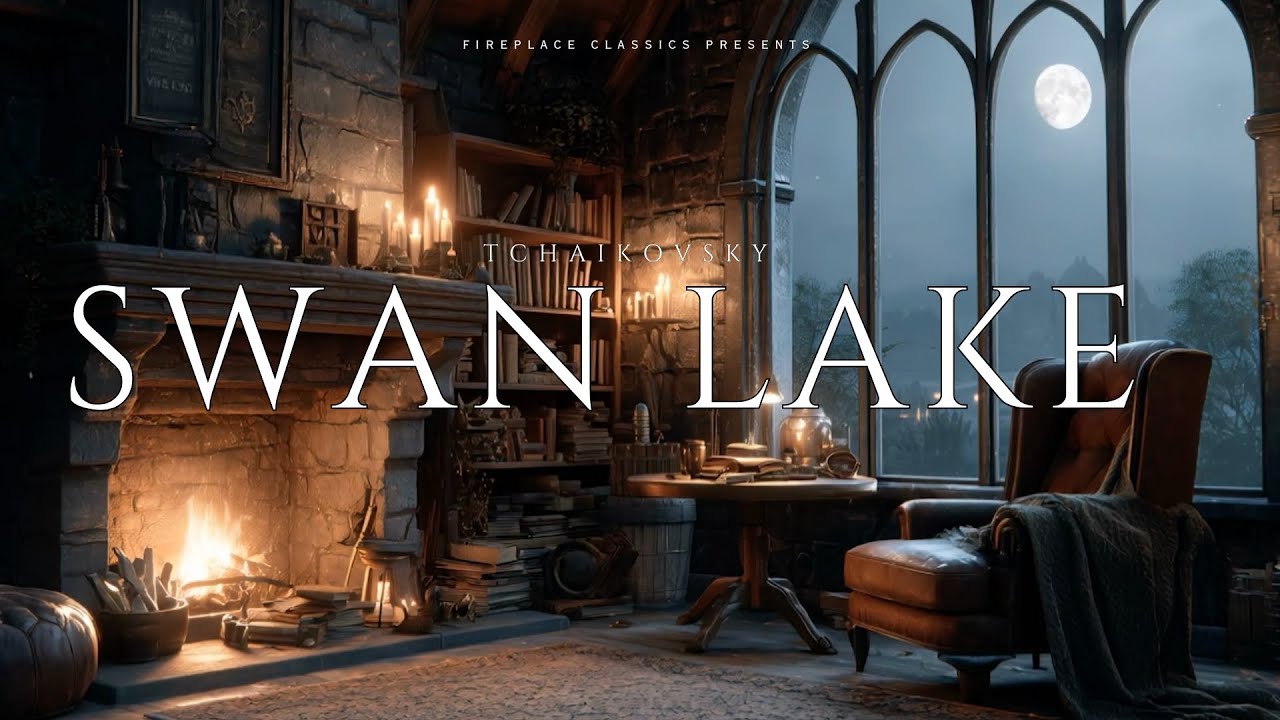 Swan Lake by Tchaikovsky - Fireplace Classical Music