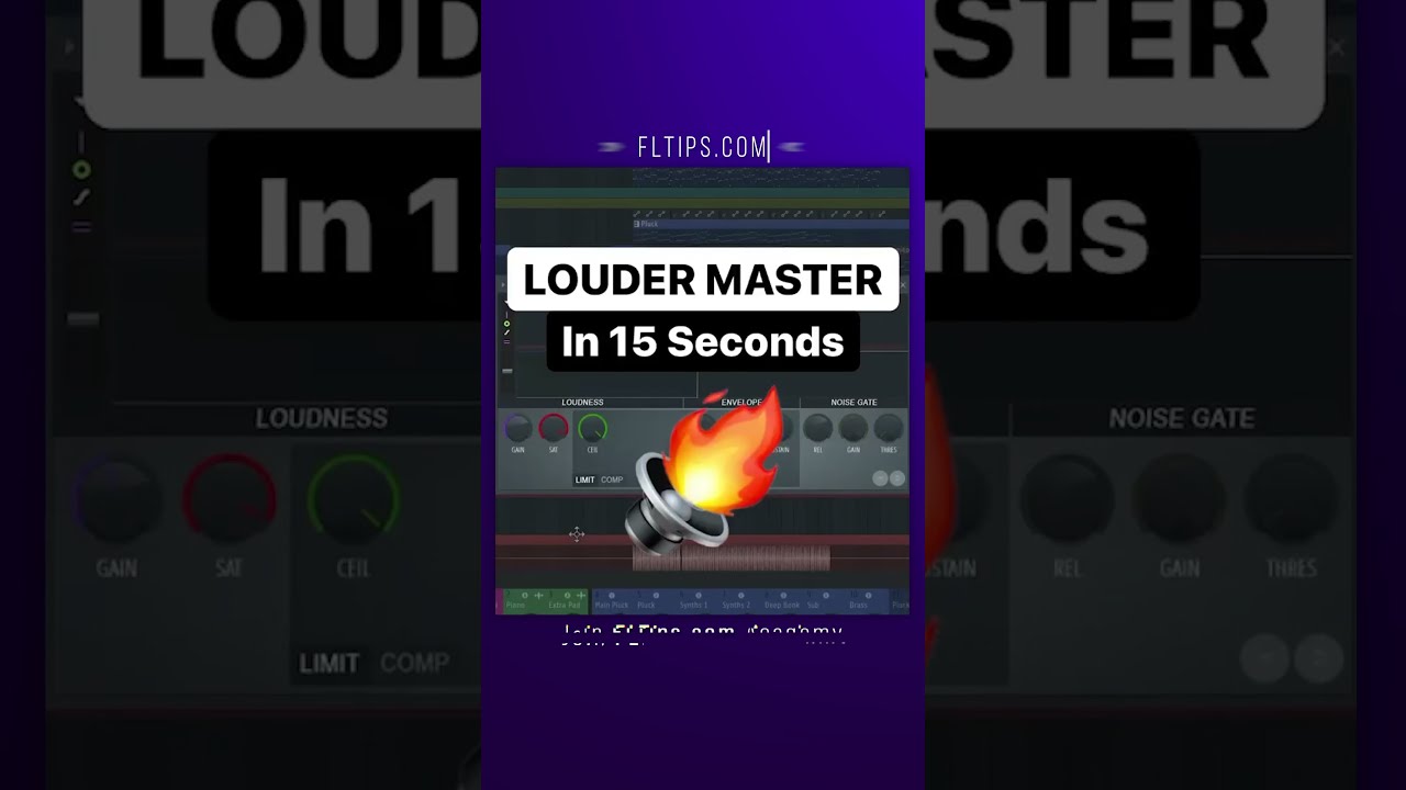 Мастер Louder за секунды | Учебное пособие по FL Studio #шорты