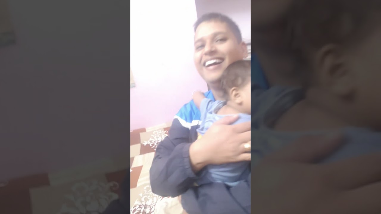 Meeting his dad after 2 months 🥹