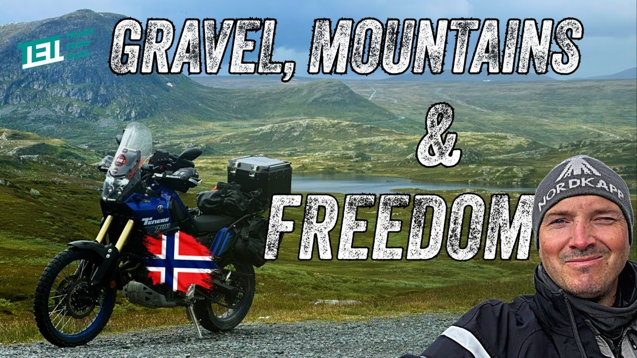 Riding TET and mountains in Norway on the Yamaha Tenere 700 adventure motorcycle