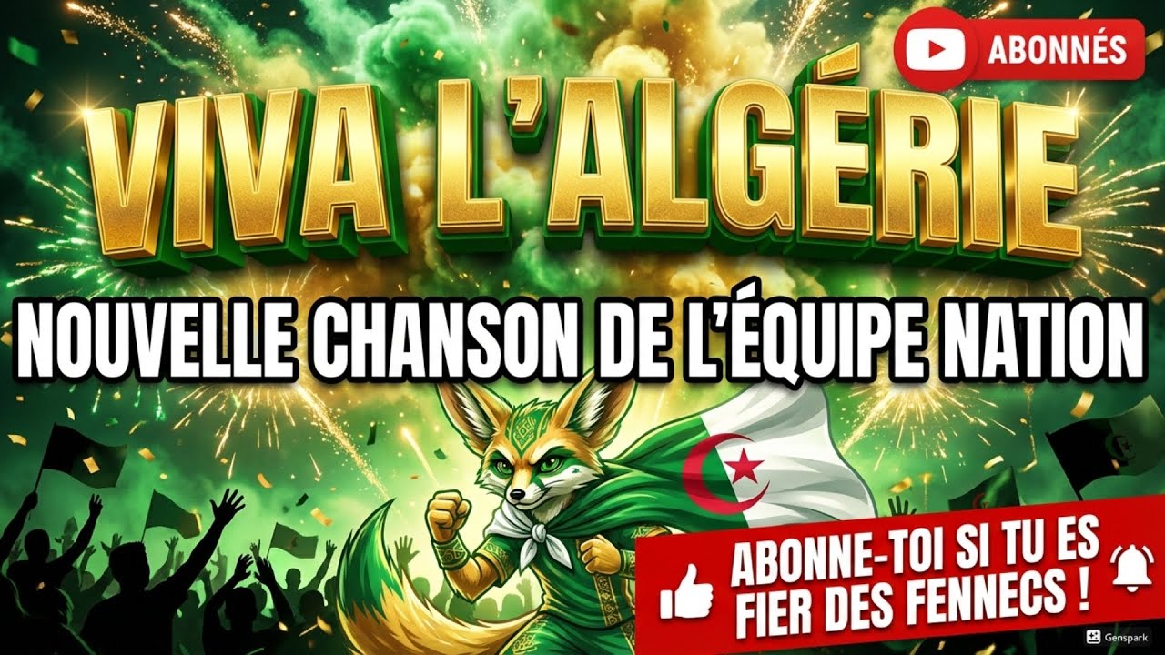 ALGÉRIE 2026 : La Chanson des FENNECS (Clip Officiel) - Équipe Nationale d'ALGÉRIE - Hymne FENNECS