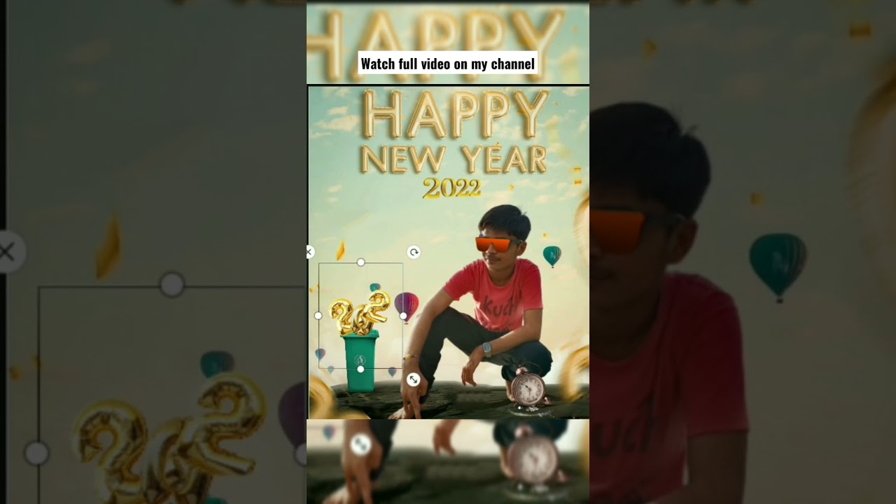 PicsArt - Happy New Year 2022 Photo Editing |New Trend| #newtrend #happynewyear2022 #photoediting