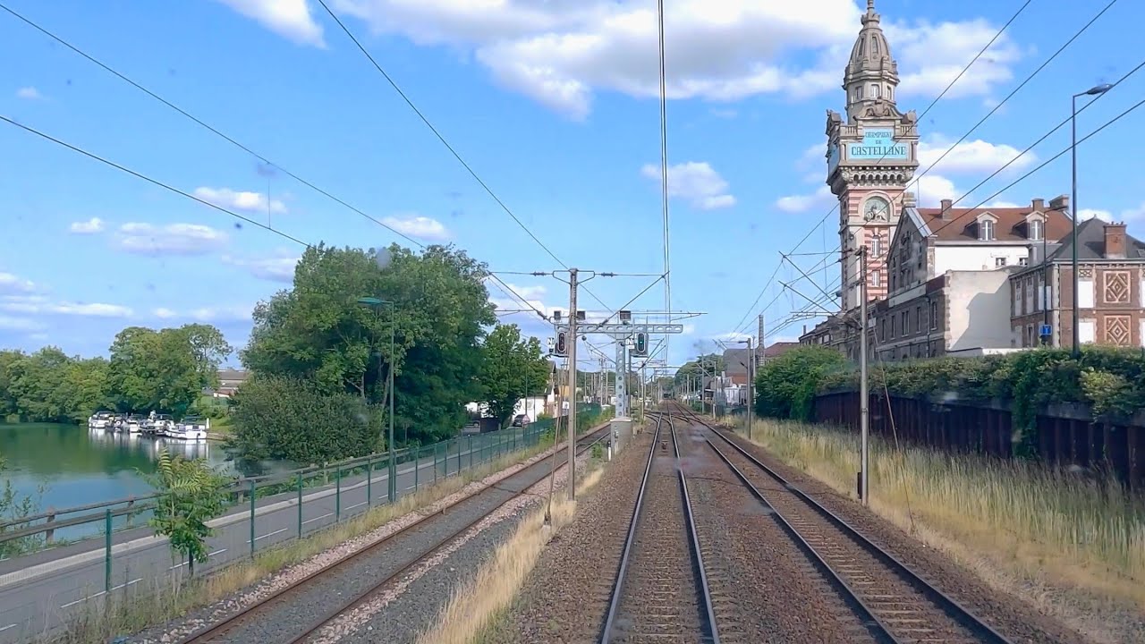★ 4K 🇫🇷 Paris-Est - Strasbourg cab ride [06.2023] « Ligne 1 » Führerstandsmitfahrt