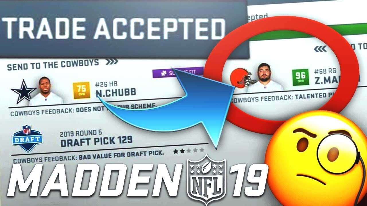 MADDEN 19 OFFICIAL TRADE LOGIC GAMEPLAY