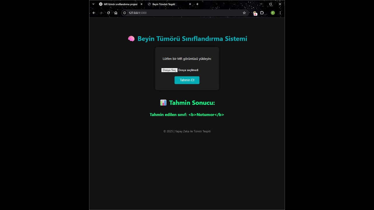 Brain Tumor Detection Project Presentation (Derin Öğrenme Projesi Sunumu)
