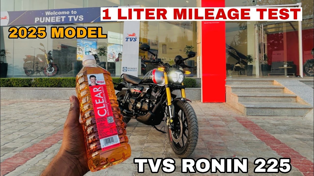 Tvs Ronin 2025 New Model Mileage Test II Mileage Test Before Service ll Shubham Yaduvanshi