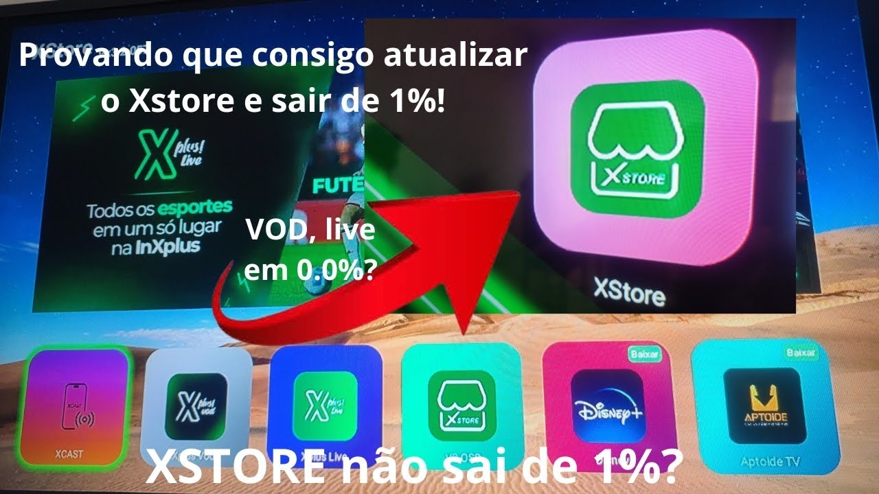 Inxplus, XSTORE, provando que ele sai sim de 1%! Calando a boca de quem fala mal dos nossos serviços
