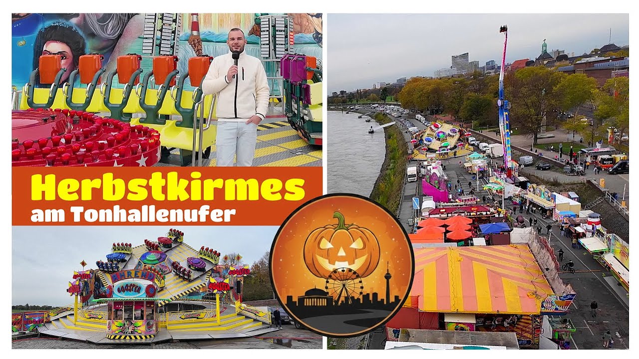 Reportage Herbstkirmes Düsseldorf 2025 am Tonhallenufer mit Halloween Spezial am 30. und 31.