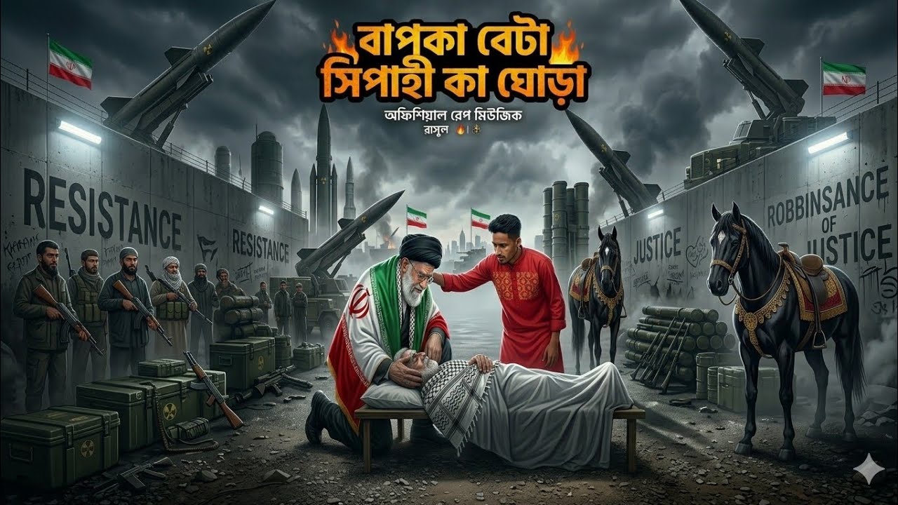 “বাপকা বেটা : সিপাহী কা ঘোড়া | Andrew Rasel র‍্যাপ | মোজতবা খামেনি সাহস দেখাল”