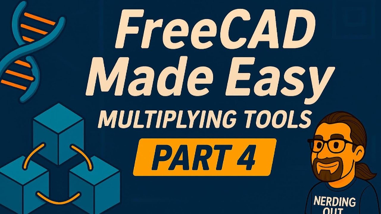 FreeCAD стал проще – Часть 4: Умножение объектов с помощью инструментов клонирования, зеркального...