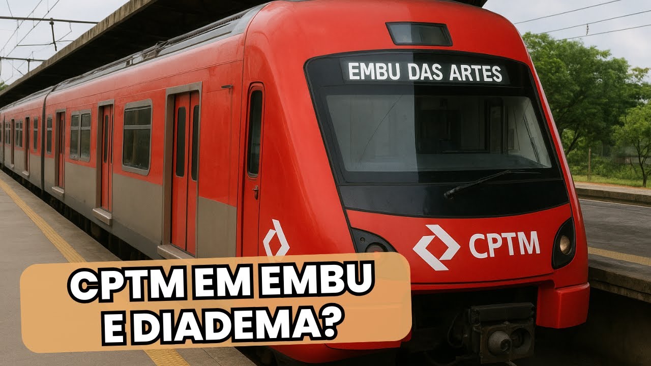 FUTURA LINHA 25 DA CPTM (EMBU-SANTO ANDRÉ) COM MAIS ESTAÇÕES