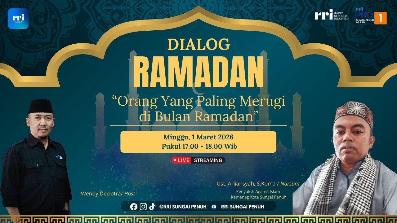 🔴[LIVE] DIALOG RAMADHAN - Orang Yang Paling Merugi di Bulan Ramadhan