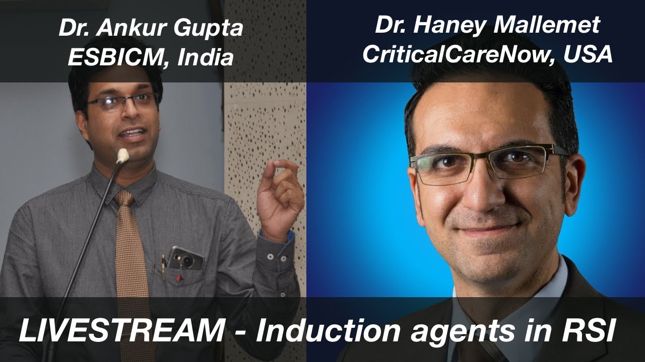 Preferred Induction & NMB agents for Intubation (RSI) of critically ill patients in ICU & ED