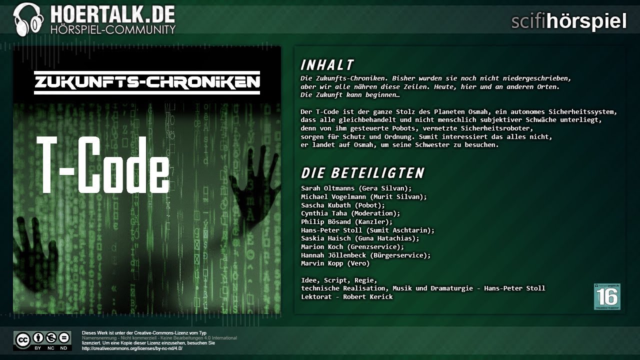 Zukunfts-Chroniken - T-Code (Komplettes Hörspiel)