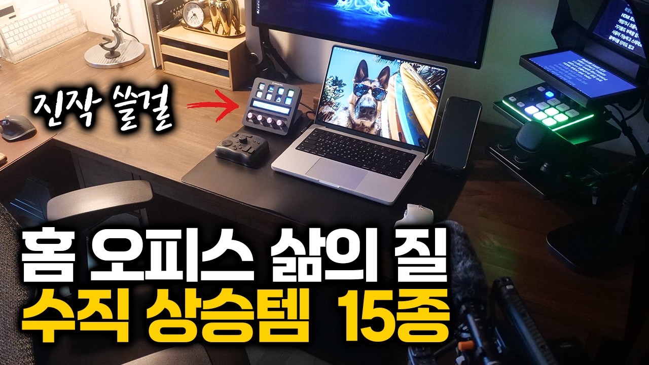 스마트한 15가지 홈오피스 데스크셋업 꿀템들 I 수납 I 촬영 I 효율